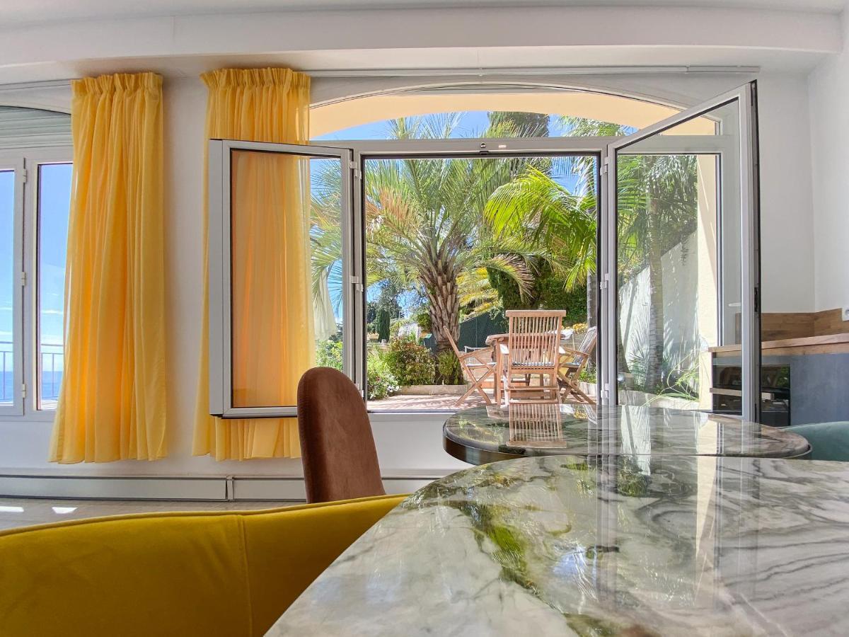 Villa L'Ensoleillee Vue Panoramique Mer, 250 M De La Plage Et Du Centre Ville 멍똥 외부 사진
