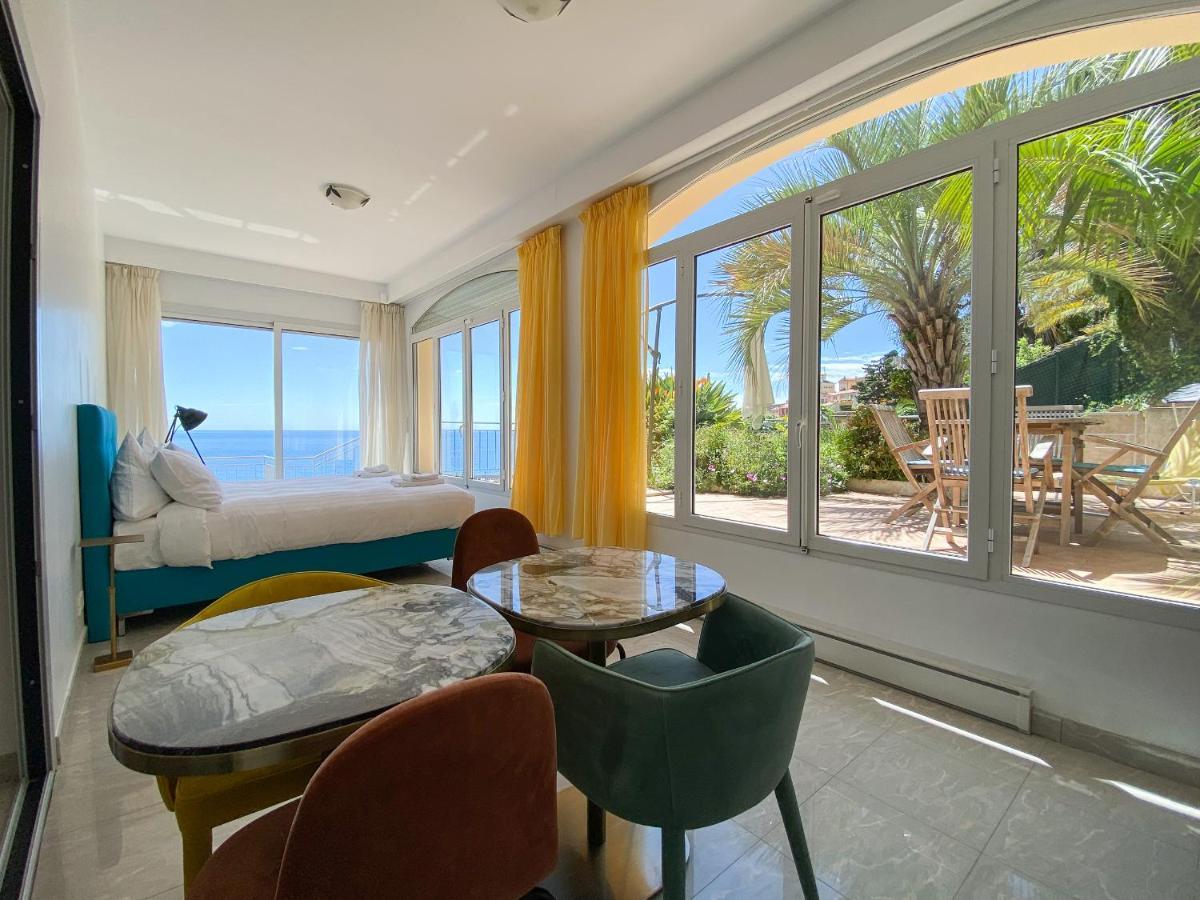 Villa L'Ensoleillee Vue Panoramique Mer, 250 M De La Plage Et Du Centre Ville 멍똥 외부 사진