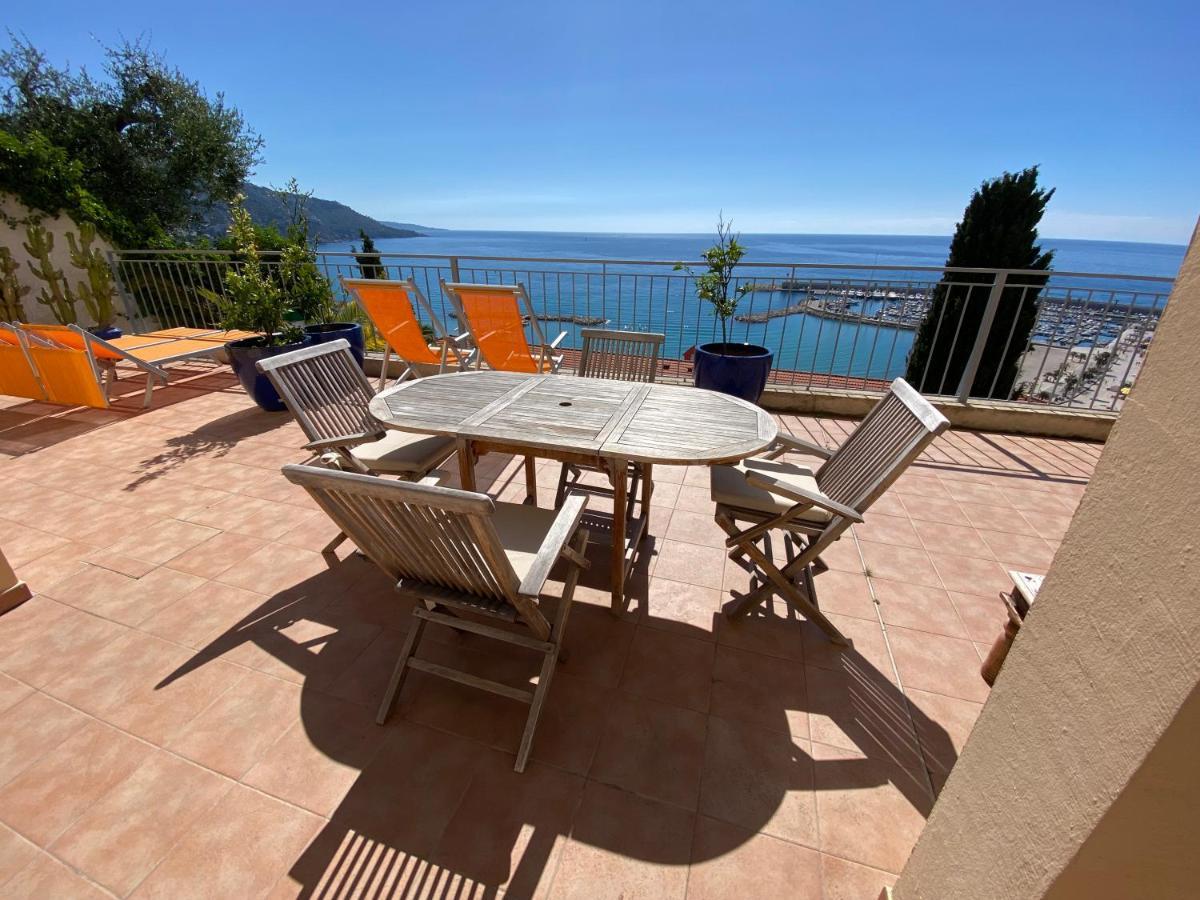 Villa L'Ensoleillee Vue Panoramique Mer, 250 M De La Plage Et Du Centre Ville 멍똥 외부 사진