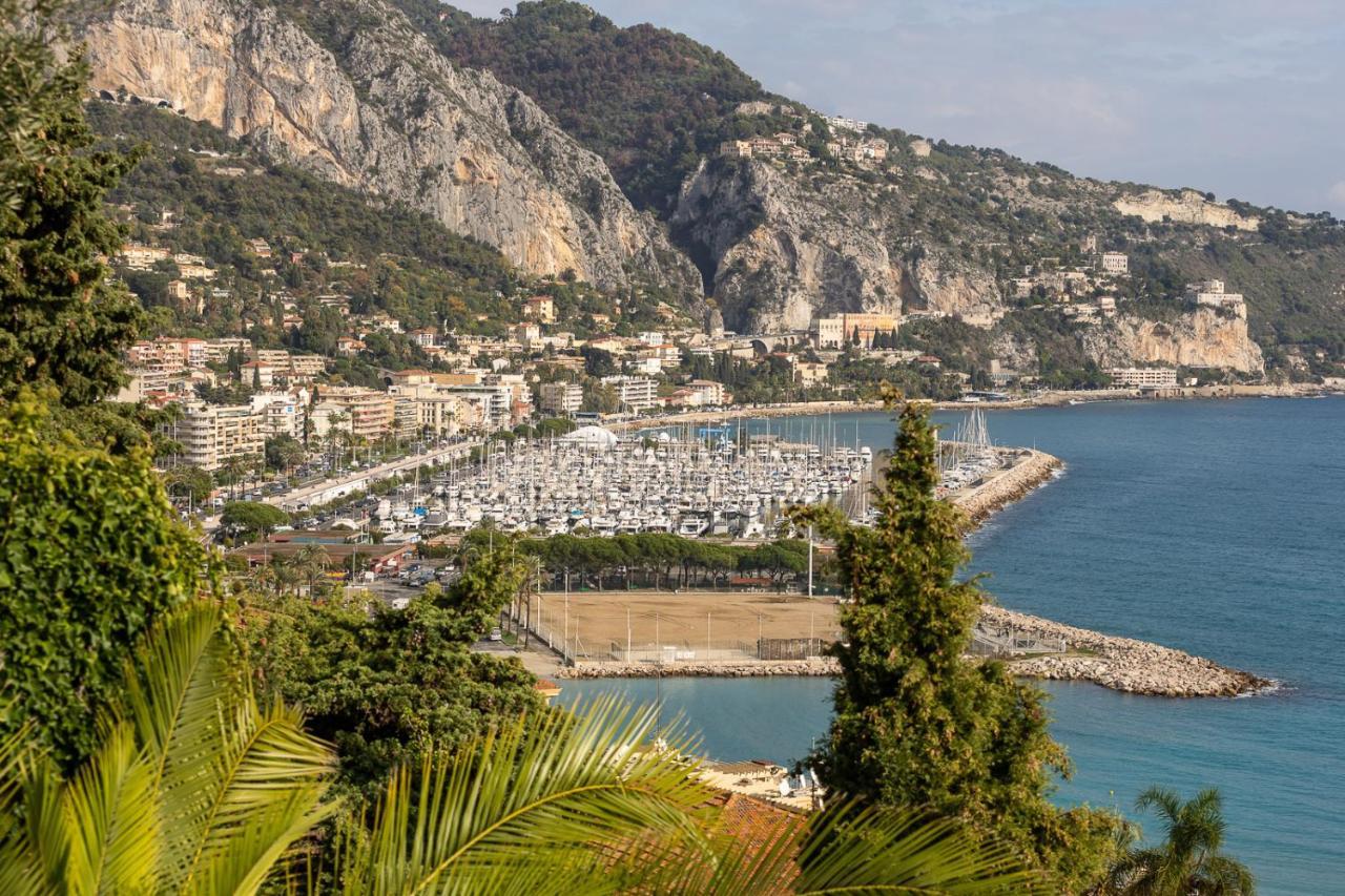 Villa L'Ensoleillee Vue Panoramique Mer, 250 M De La Plage Et Du Centre Ville 멍똥 외부 사진