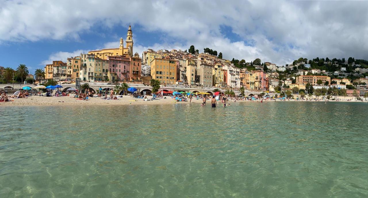 Villa L'Ensoleillee Vue Panoramique Mer, 250 M De La Plage Et Du Centre Ville 멍똥 외부 사진