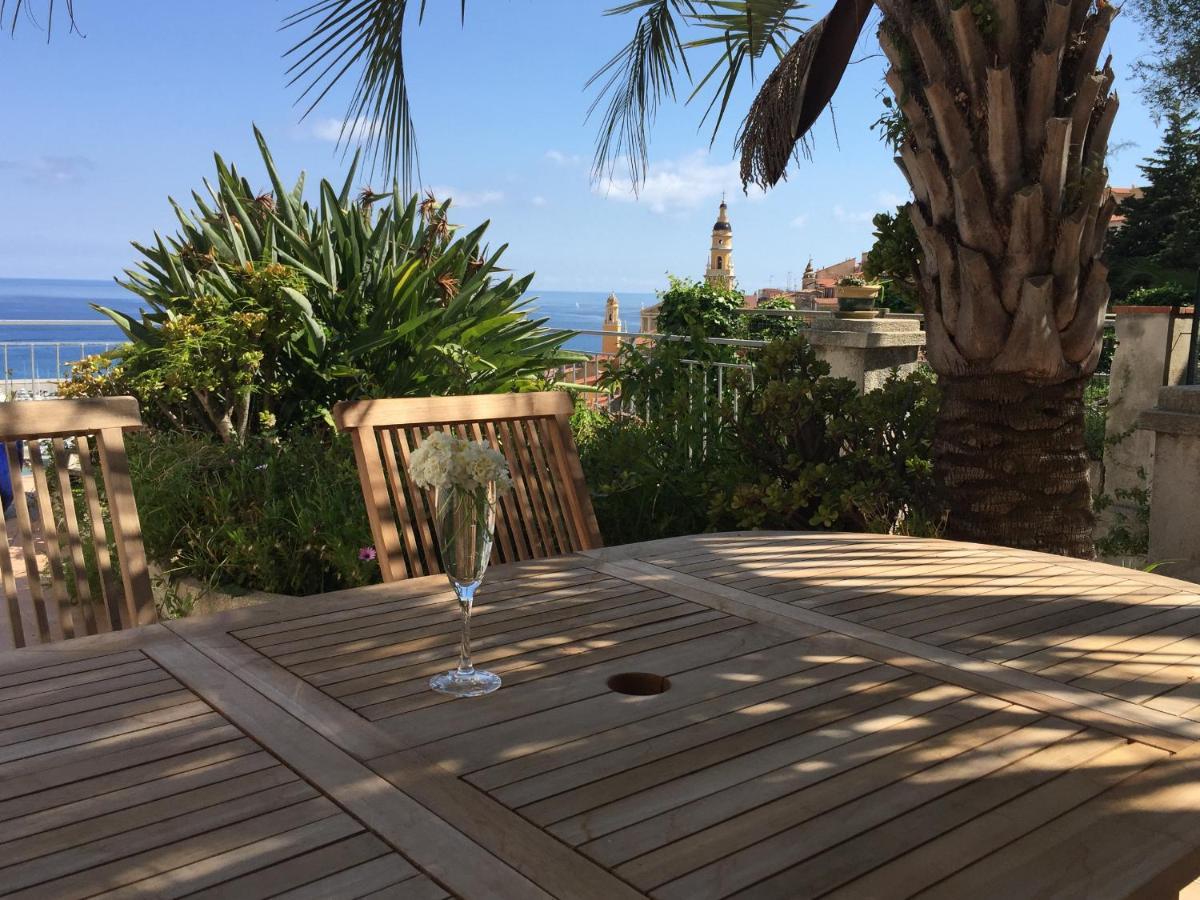 Villa L'Ensoleillee Vue Panoramique Mer, 250 M De La Plage Et Du Centre Ville 멍똥 외부 사진